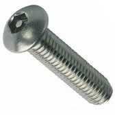 anti-vandal screws hex pin stainless steel