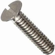 slotted countersunk machine screws